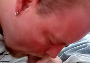 Ginger cock gets deepthroat love