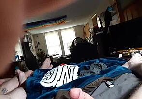 Gay jerk off with some sexy male partner
