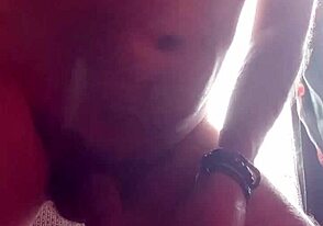 Men having gay sex using anal sex machine