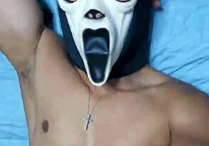 Feliz Halloween with Monster Cock Fucking Twink Hard in Amateur Anal
