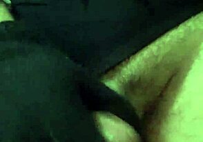 Gay amateur with a hairy body having hot bareback sex.