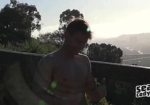 First Time Gay Fantasy Unfolds with Sean Cody