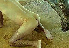 Steamy solo session with Latina babe Ladysilva on beach