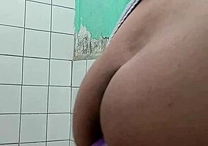 Gay sex scene with bareback action after a shower