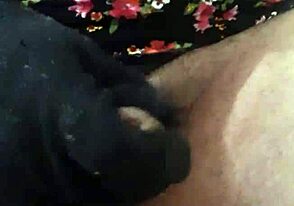 Gay amateur with a hairy body having hot bareback sex.