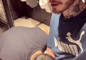 Dominating Handjobs and Blowjobs in USA Bathroom Pool Action