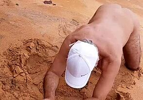 Young gay ladyboy from Latin America shows his ass