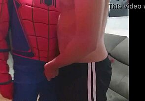 Gay exchange in Halloween costumes in Brazil