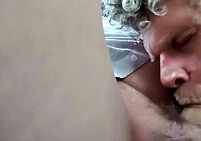 Gay amateur gives blow job in hot car scene