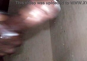 Straight twink's hard cock stroke