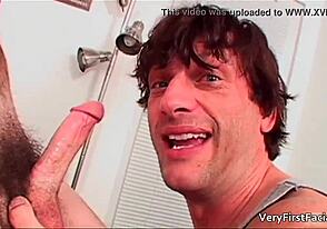 Young gay guy strips for the webcam for a gay porn experience