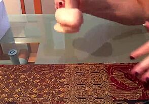 Big 12-Inch Dildo Suction Cup Hits My G-Spot Hard