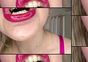 hey, got a thing for secret lips with huge lipstick and glasses? it’s pure fetish fuel.