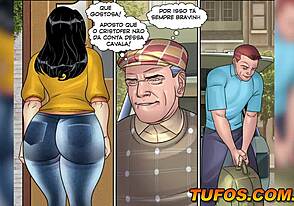Unwanted guest turns steamy with erotic European father-in-law
