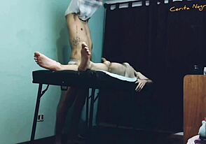 Gay amador gets a happy ending in this oily massage scene