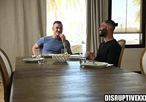 Intense hardcore gay sex with my former lover and his big black cock