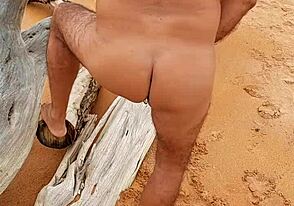 African gay outdoors solo walk of shame