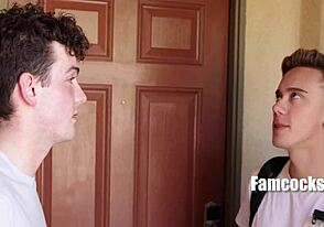 Yo, Thanksgiving gay family spitroast got me shook! Bareback rimjob action with the crew. 🦃🔥