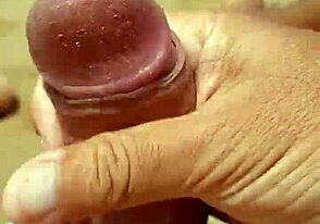 Public gay fuck in Spanish beach