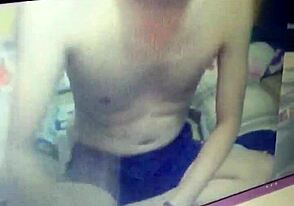 Gay chat turns into gay masturbation and bareback sex