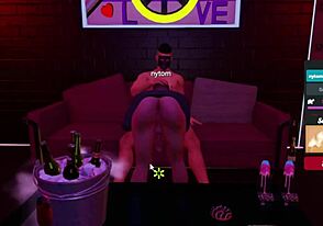 Hung top's wild nightclub adventure
