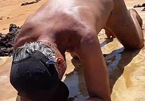 man, ladysilva latina gay got dat hot bunda in lingerie at da beach, wanna smash so bad