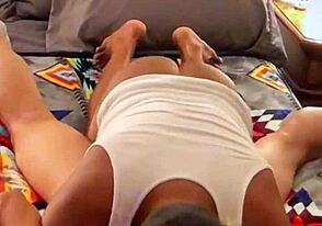 Young and straight twink gets his ass fucked in a homemade video