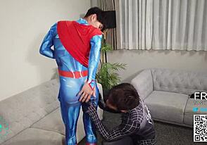 Japanese men become superheroes