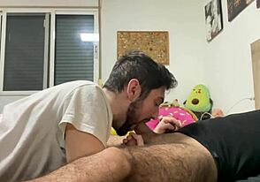 Inviting My Straight Friend for a Wild Blowjob