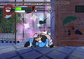 Endless ninja gangbang in animated gay hentai game