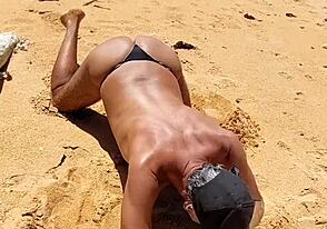Gay beach party with Ladysilva