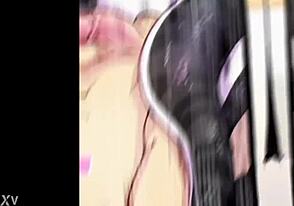 Femboy Tokifujis secret desires: Gayanal and bareback fun