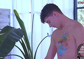 Steamy Art Class for College Boys