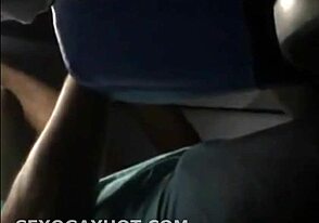 curious amateur encoxada moment on the bus