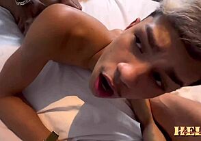 Hardcore ass pounding for teen