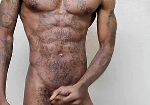 Black man's solo pleasure journey