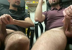 My friends get an erection while we watch porn