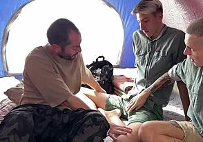 Hardcore anal outdoors with twinks
