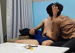 Gay sex in homemade video