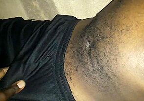 I unleashed a massive cumshot after seeing my gay neighbor's tight ass close up.