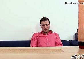Straight lads explore gay sex scenes