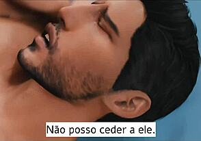3D animated gay porn with a happy ending