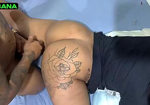 A sensual massage with a happy ending for a gay twink