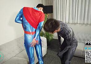 Japanese men become superheroes