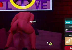 Hung top's wild nightclub adventure