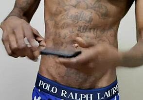 Black man's solo pleasure journey