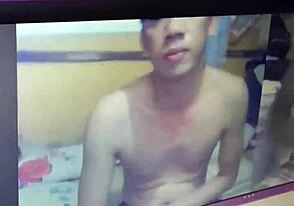 Gay chat turns into gay masturbation and bareback sex