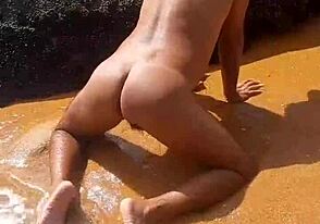 Gay amateur Ladysilva enjoys outdoor sex with African partner