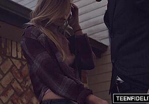 Tied Up Tight, Alex Blake Gets Creampied Deep by Teenfidelity