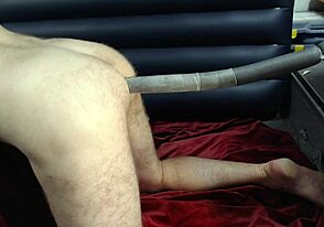 Penetrated hard in a raw solo big ass session.